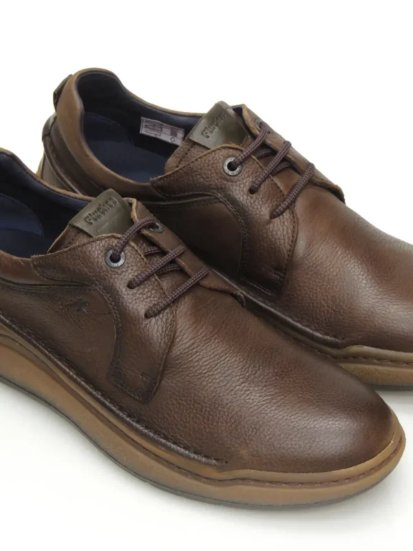 Clearance ZAPATOS DERBY F2033 PIEL MARRON Hombre Zapatos