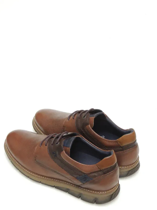 Discount ZAPATOS DERBY F1578 PIEL MARRON Hombre Hombre