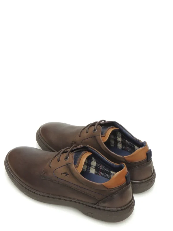 Sale ZAPATOS DERBY F1877 PIEL MARRON Hombre Hombre