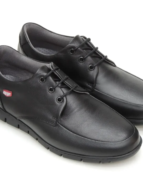 Outlet ZAPATOS DERBY 8901 PIEL NEGRO Hombre Zapatos