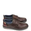 Outlet ZAPATOS DERBY M8J-4183 PIEL MARRON Hombre Zapatos