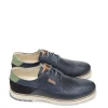 Online ZAPATOS DERBY M8A-4222C1 PIEL AZUL Hombre Hombre