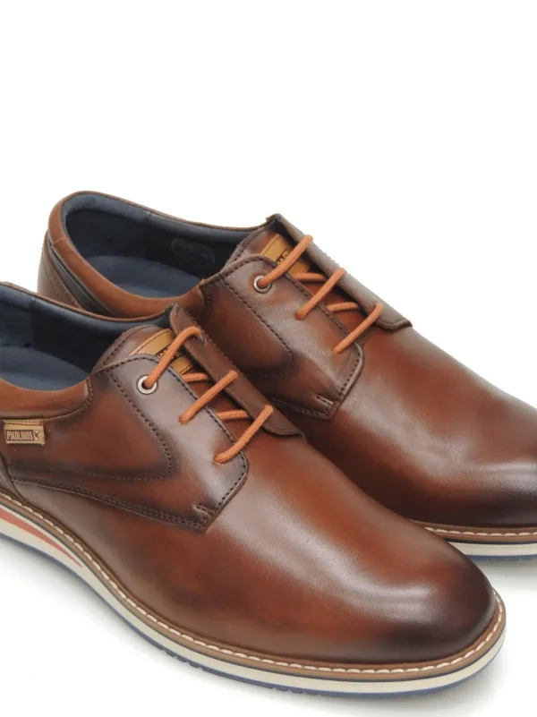 Discount ZAPATOS DERBY M1T-4050 PIEL CUERO Hombre Zapatos