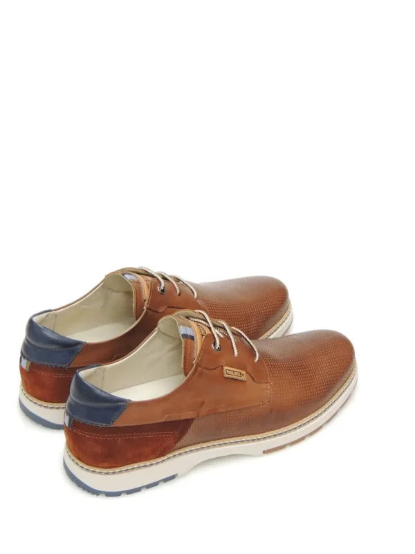 Hot ZAPATOS DERBY M8A-4222C1 PIEL CUERO Hombre Hombre