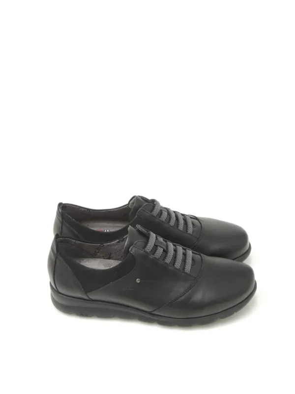 Hot ZAPATOS   F0354 PIEL NEGRO Mujer Zapatos