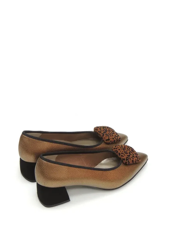 New ZAPATOS SALÓN 8353 PIEL BRONCE Mujer Zapatos